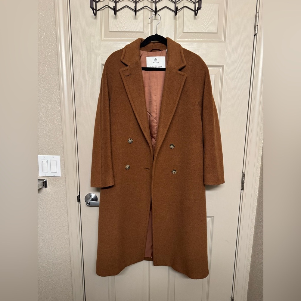 Aritzia | Slouch Coat in Deep Camel Size XS